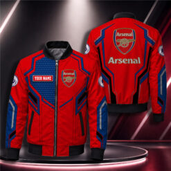 Arsenal FC – Bomber Jacket New Version with Your Name