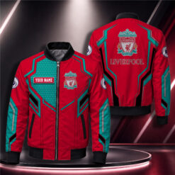 Liverpool FC – Bomber Jacket New Version with Your Name
